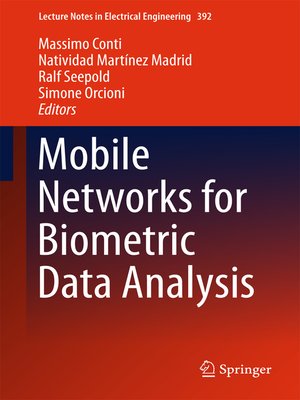 cover image of Mobile Networks for Biometric Data Analysis